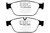 EBC DP42087R Yellowstuff Front Brake Pads, Audi A8 Quattro 3.0 Supercharged 2011-2012