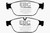 EBC DP42087R Yellowstuff Front Brake Pads, Audi A8 Quattro 3.0 Supercharged 2011-2012