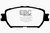 EBC 06-07 Lexus GS300 3.0 Redstuff Front Brake Pads