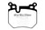EBC Racing 11-13 BMW 1 Series (E82) Coupe RP-1 Race Rear Brake Pads