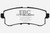 EBC DP41876R Yellowstuff Rear Brake Pads, Infiniti QX56 5.6 2011-2013
