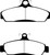 EBC DP21152 Greenstuff 2000 Front Brake Pads, Chevrolet Corvette (C4) 5.7 1983-1987