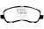 EBC DP21614 Greenstuff 2000 Front Brake Pads, Chrysler 200 2.4 2011-2014