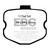 EBC DP51771NDX Bluestuff Front Brake Pads, Chevrolet Corvette (C6) 7.0 (Z06) 2006-2008