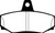 EBC DP2793 Greenstuff 2000 Rear Brake Pads, Volvo 760 2.3 Turbo (ABS) (Girling) 1983-1990