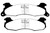 EBC DP21161 Greenstuff 2000 Rear Brake Pads, Ford Mustang 2.3 (Rear Rotors) 1983-1993