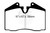 EBC Racing 89-95 Ferrari 348 RP-1  Front/Race Rear Brake Pads (Pair Only)