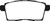 EBC DP21795 Greenstuff 2000 Rear Brake Pads, Ford Edge 3.5 2WD 2006-2008