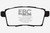 EBC DP21795 Greenstuff 2000 Rear Brake Pads, Ford Edge 3.5 2WD 2006-2008