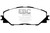 EBC DP61792 Greenstuff 6000 Elite Front Brake Pads, Toyota RAV 4 2.4 (3rd Row Seats) 2006-2008