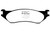 EBC 00-01 Dodge Ram 1500 (4WD) Pick-up 3.9 Extra Duty Front Brake Pads