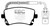 EBC DP51470NDX Bluestuff Rear Brake Pads, Audi RS4 4.2 (Cast Iron Rotors) 2006-2009