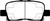 EBC DP61662 Greenstuff 6000 Elite Rear Brake Pads, Acura MDX 3.5 2000-2002