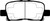 EBC DP61662 Greenstuff 6000 Elite Rear Brake Pads, Acura MDX 3.5 2000-2002
