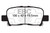 EBC DP61662 Greenstuff 6000 Elite Rear Brake Pads, Acura MDX 3.5 2000-2002