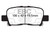 EBC DP61662 Greenstuff 6000 Elite Rear Brake Pads, Acura MDX 3.5 2000-2002