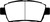 EBC DP21295 Greenstuff 2000 Front Brake Pads, Scion IQ 1.3 2011-2015