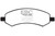 EBC DP41738R Yellowstuff Front Brake Pads, Chrysler Aspen 4.7 2006-2009