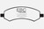 EBC DP41738R Yellowstuff Front Brake Pads, Chrysler Aspen 4.7 2006-2009