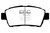 EBC 11-15 Scion IQ 1.3 Ultimax2 Front Brake Pads