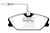 EBC DP2949 Greenstuff 2000 Front Brake Pads, Renault 25 2.5 1984-1992