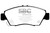 EBC 12 Acura ILX 1.5 Hybrid Redstuff Front Brake Pads