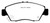 EBC DP4891R Yellowstuff Front Brake Pads, Acura ILX 1.5 Hybrid 2012