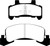 EBC 85-87 Buick Skyhawk 1.8 Turbo Ultimax2 Front Brake Pads