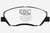 EBC DP61783 Greenstuff 6000 Elite Front Brake Pads, Hyundai Entourage 3.8 2006-2009