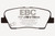 EBC DP61806 Greenstuff 6000 Elite Rear Brake Pads, Hyundai Entourage 3.8 2006-2009