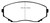 EBC DP61121 Greenstuff 6000 Elite Front Brake Pads, Mazda MPV 2.5 2000-2002