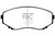 EBC DP61121 Greenstuff 6000 Elite Front Brake Pads, Mazda MPV 2.5 2000-2002