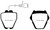 EBC DP31328C Redstuff Ceramic Front Brake Pads, Audi A8 Quattro 4.2 (8 Pad Set) 2000-2003