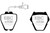 EBC 00-03 Audi A8 Quattro 4.2 (8 Pad Set) Redstuff Front Brake Pads