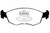 EBC 85-89 Mercury Merkur Scorpio 2.9 Redstuff Front Brake Pads