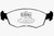 EBC 85-89 Mercury Merkur Scorpio 2.9 Redstuff Front Brake Pads