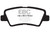 EBC DP41875R Yellowstuff Rear Brake Pads, Hyundai Elantra 1.8 2012