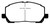 EBC DP61634 Greenstuff 6000 Elite Front Brake Pads, Toyota Highlander 2.4 2WD 2000-2003