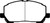 EBC DP61634 Greenstuff 6000 Elite Front Brake Pads, Toyota Highlander 2.4 2WD 2000-2003