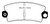 EBC 85-90 Lotus Esprit 2.2 Redstuff Rear Brake Pads