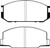 EBC DP4456R Yellowstuff Front Brake Pads, Lotus Esprit 2.2 1985-1990