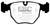 EBC DP51036NDX Bluestuff Front Brake Pads, BMW M5 5.0 (E39) 2000-2004