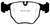 EBC DP31036C Redstuff Ceramic Front Brake Pads, BMW M5 5.0 (E39) 2000-2004