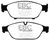 EBC DP42086R Yellowstuff Front Brake Pads, Audi A6 Quattro 3.0 Supercharged 2012+