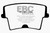 EBC DP21722/2 Greenstuff 2000 Rear Brake Pads, Chrysler 300 Limited 3.5 4WD 2006-2010