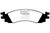 EBC 06-10 Ford Explorer 4.0 2WD Yellowstuff Front Brake Pads