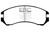 EBC 86-87 Nissan Pulsar NX 1.6 SE Redstuff Front Brake Pads