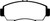 EBC DP41669R Yellowstuff Front Brake Pads, Acura CSX (Canada) 2.0 2006-2011