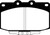 EBC 86-89 Mazda RX7 2.4 (1.3 Rotary)(Vented Rear Rotors) Redstuff Front Brake Pads