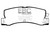 EBC 86-92 Toyota Corolla 1.6 Redstuff Rear Brake Pads
